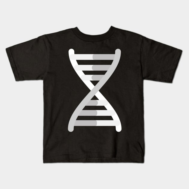 Genetics  DNA Strand Scientist Kids T-Shirt by ballhard